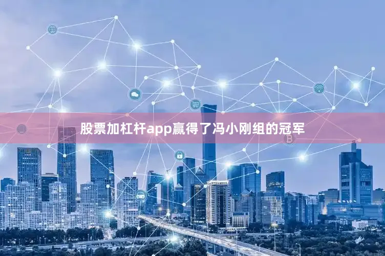 股票加杠杆app赢得了冯小刚组的冠军
