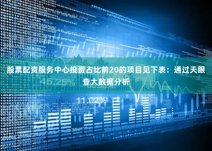 股票配资服务中心投资占比前20的项目见下表：通过天眼查大数据分析