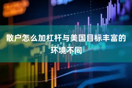散户怎么加杠杆与美国目标丰富的环境不同